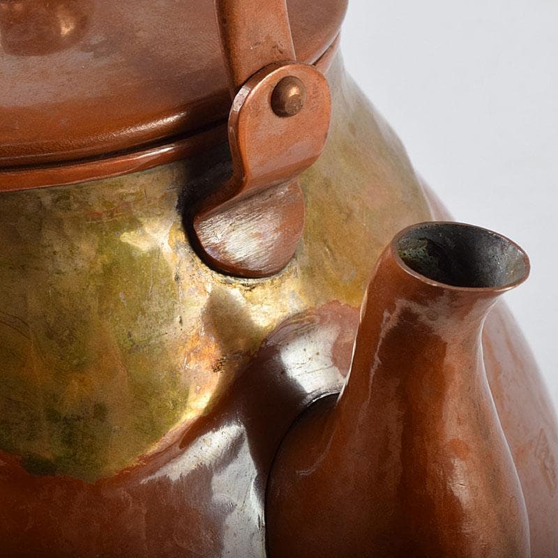 煎茶道具 銅製 銀摘 湯沸 水注 時代箱 U R9474H - メルカリ