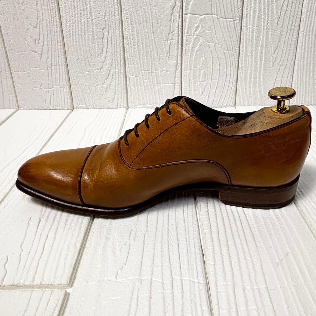 美品　マドラス カンジャーノ イタリア製革靴40ストレートチップ