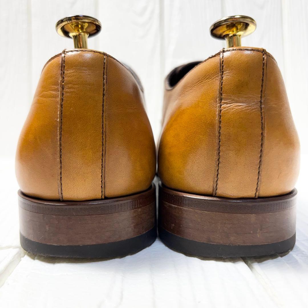 美品　マドラス カンジャーノ イタリア製革靴40ストレートチップ