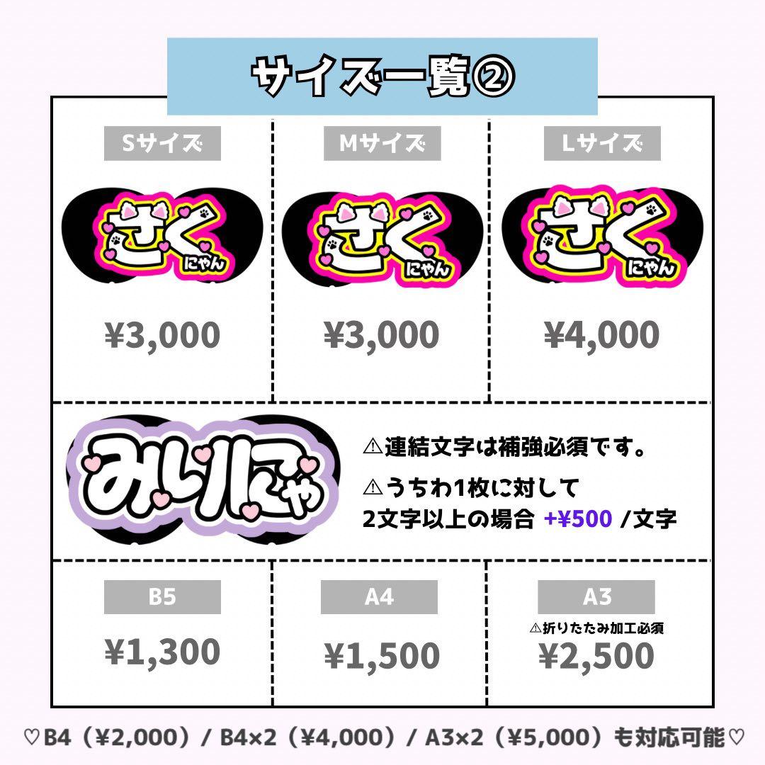 らぃページ♡1228ネームボード うちわ文字 連結文字パネル オーダー
