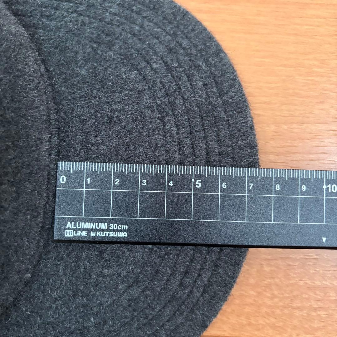 KIJIMA TAKAYUKI 5パネル ウールキャップ ダークグレー - メルカリ