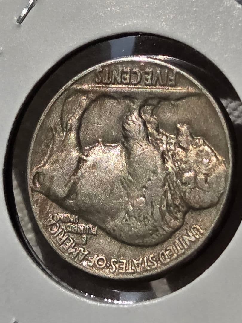 アメリカ合衆国　バッファロー　ニッケル(5セント) 白銅貨 1928 S