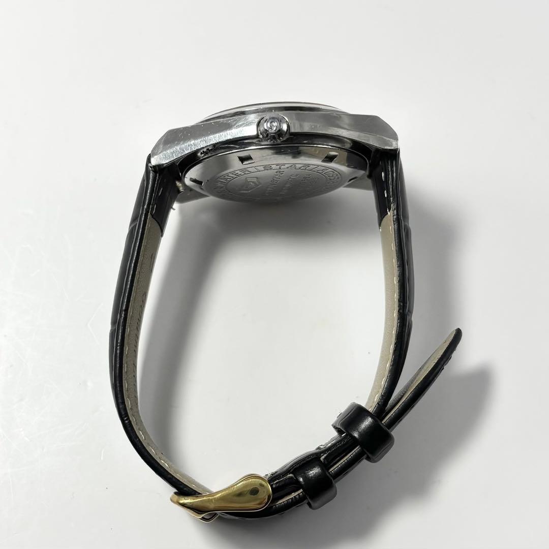 【稼動】 CITIZEN セブンスター 腕時計 メンズ 黒文字盤 デラックス