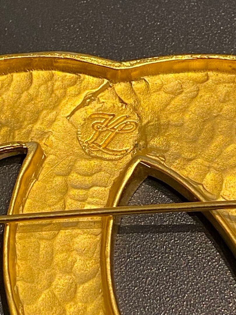 ヴィンテージ Karl Lagerfeld カールラガーフェルド ブローチ