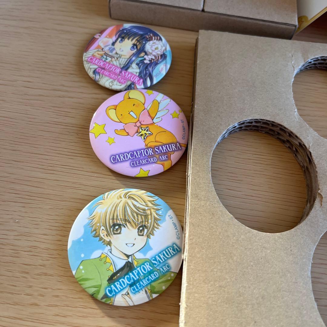 カードキャプターさくら　なかよし　特装版　特典　缶バッチ　カード　ムーブ