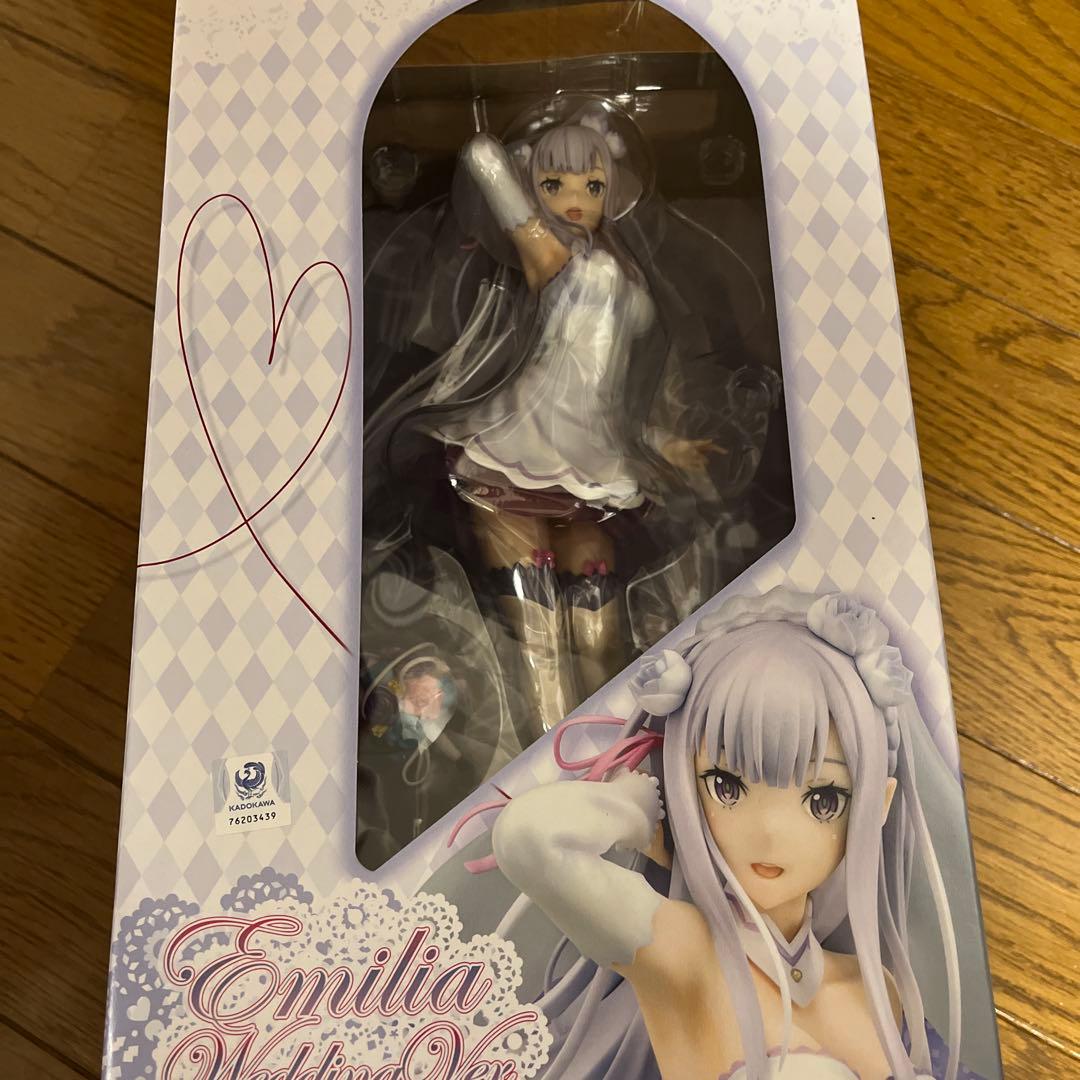 新品未開封 Re:ゼロ エミリア Wedding Ver. フィギュア