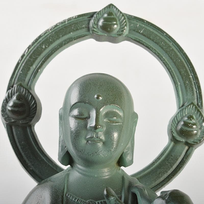 仏教美術　古銅青銅　水子地蔵尊　仏像　箱付　C　6038