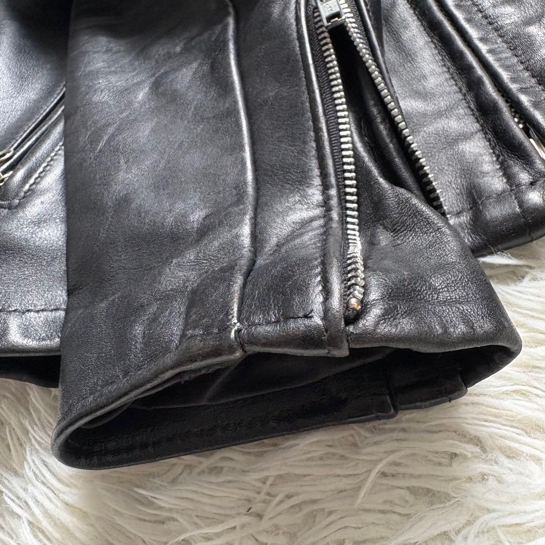 schott 642 レザージャケット シングルライダース USA製 40 黒 - メルカリ