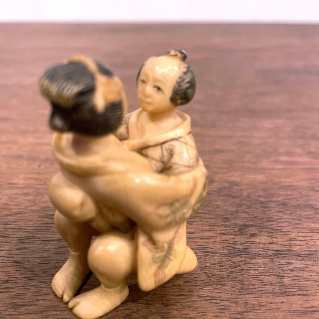 春画 根付 置物 天然素材 骨董 古美術 - メルカリ