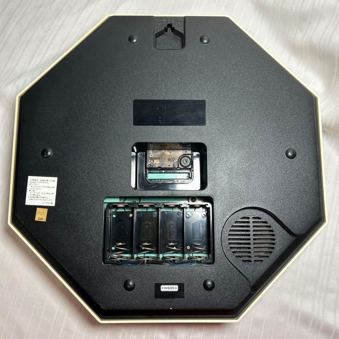 ★動作品！ セイコー ディズニータイム 壁掛け時計 八角形時計 ★美品 元箱