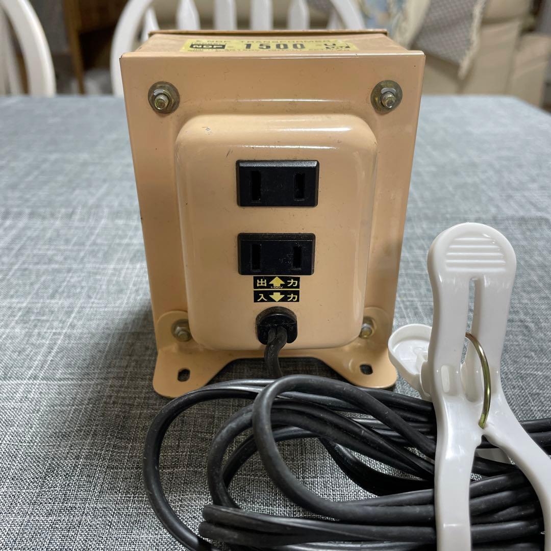 変圧器 NDF-1500 日章 NISSYO 日本アメリカ トランスフォーマー