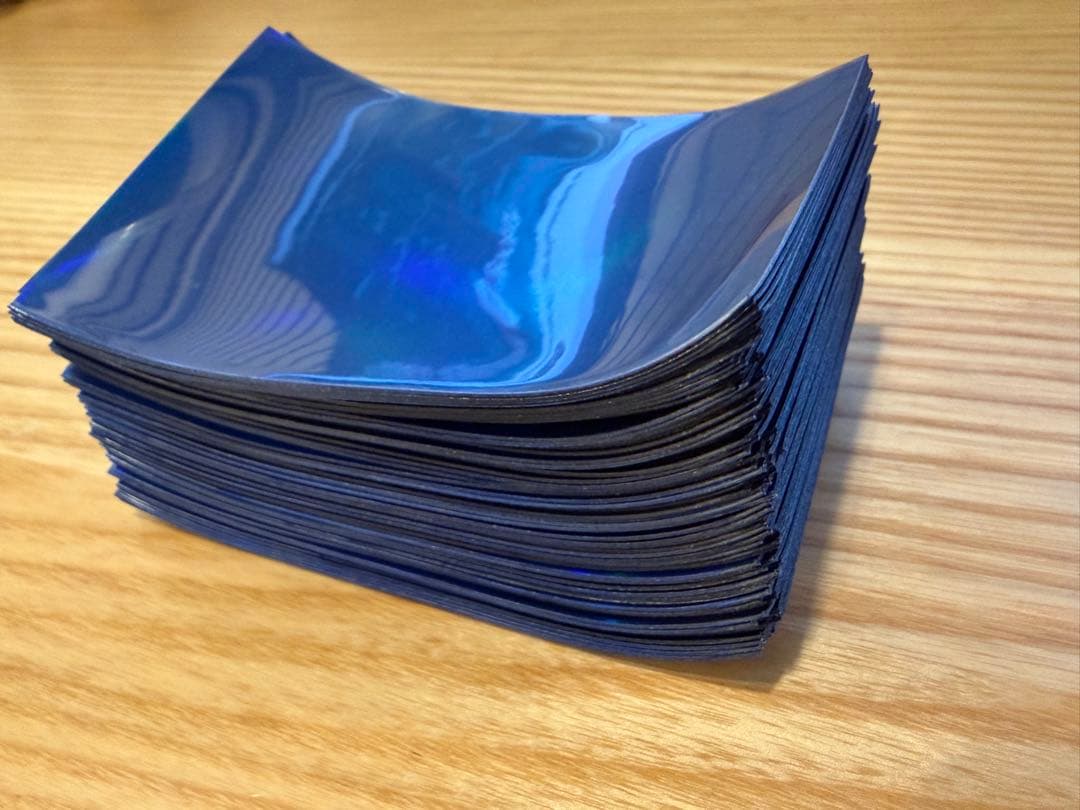 遊戯王 初期 スリーブ 公式 5d's ブルー 青 100枚 未使用