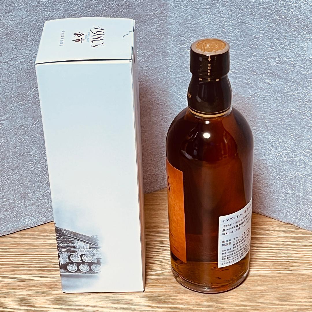 ニッカ シングルモルト 余市 1980's 蒸溜所限定 500ml 箱付き