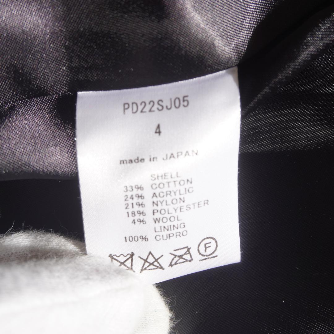 美品 コンダクター　MIXED TWEED OFFICER JKT　ナポレオン