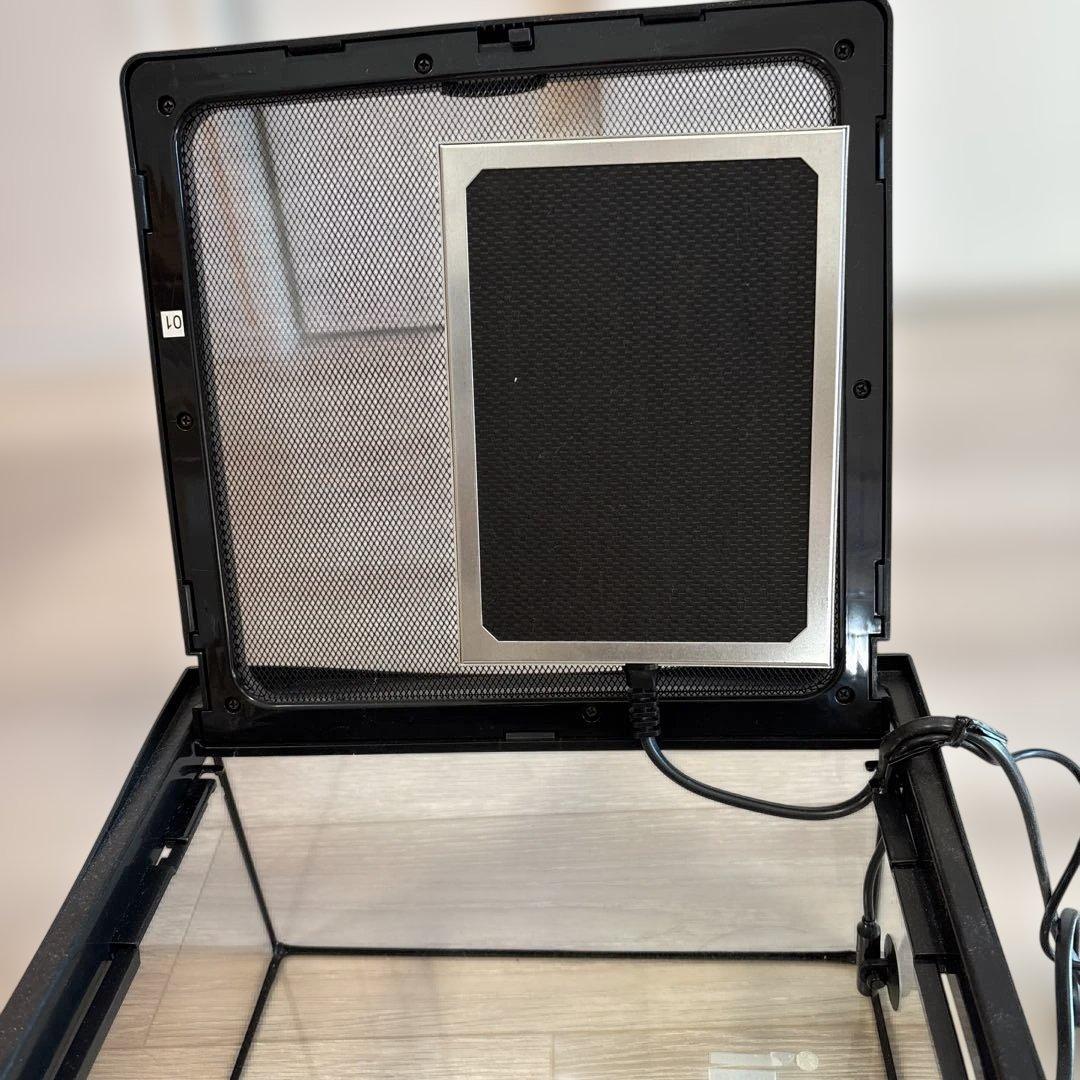 爬虫類ケージ 110×45×45㎝ 両側金網 付け木移動 キャップ② 爬虫類