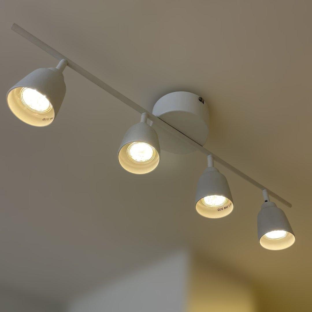 IKEA クヌートボー シーリングスポットライト ホワイト - メルカリ