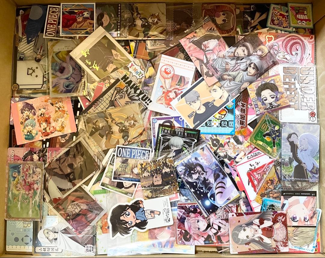 アニメ キャラクター カード シール 紙類 薄物 3200枚 まとめ売り