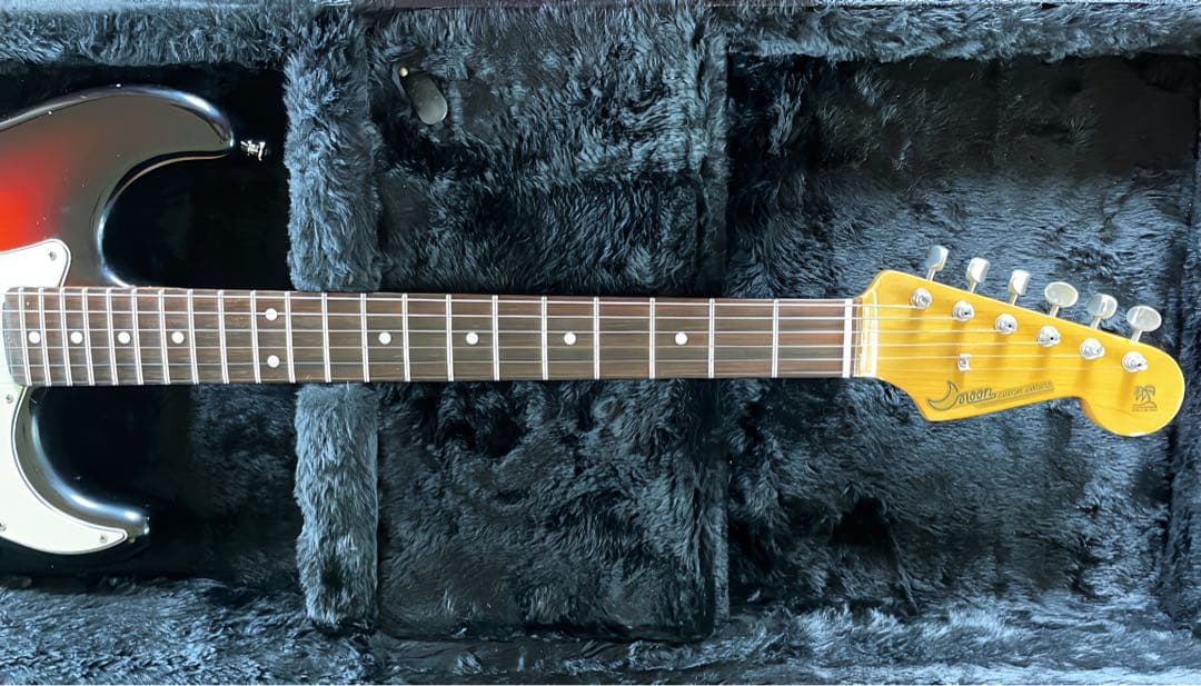 MOON ST-248LF 3TS/J　マダガスカルローズ指板！！ 純正HC付