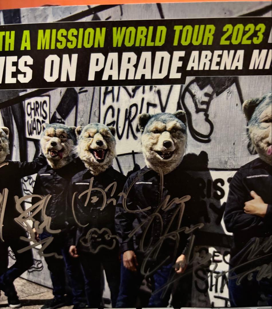MAN WITH A MISSION 直筆サイン入りフォトカード