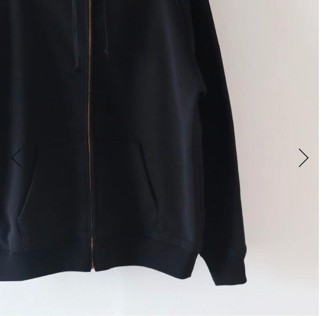 【COMOLI】コットン裏毛 ジップパーカ&パンツ　セットアップ