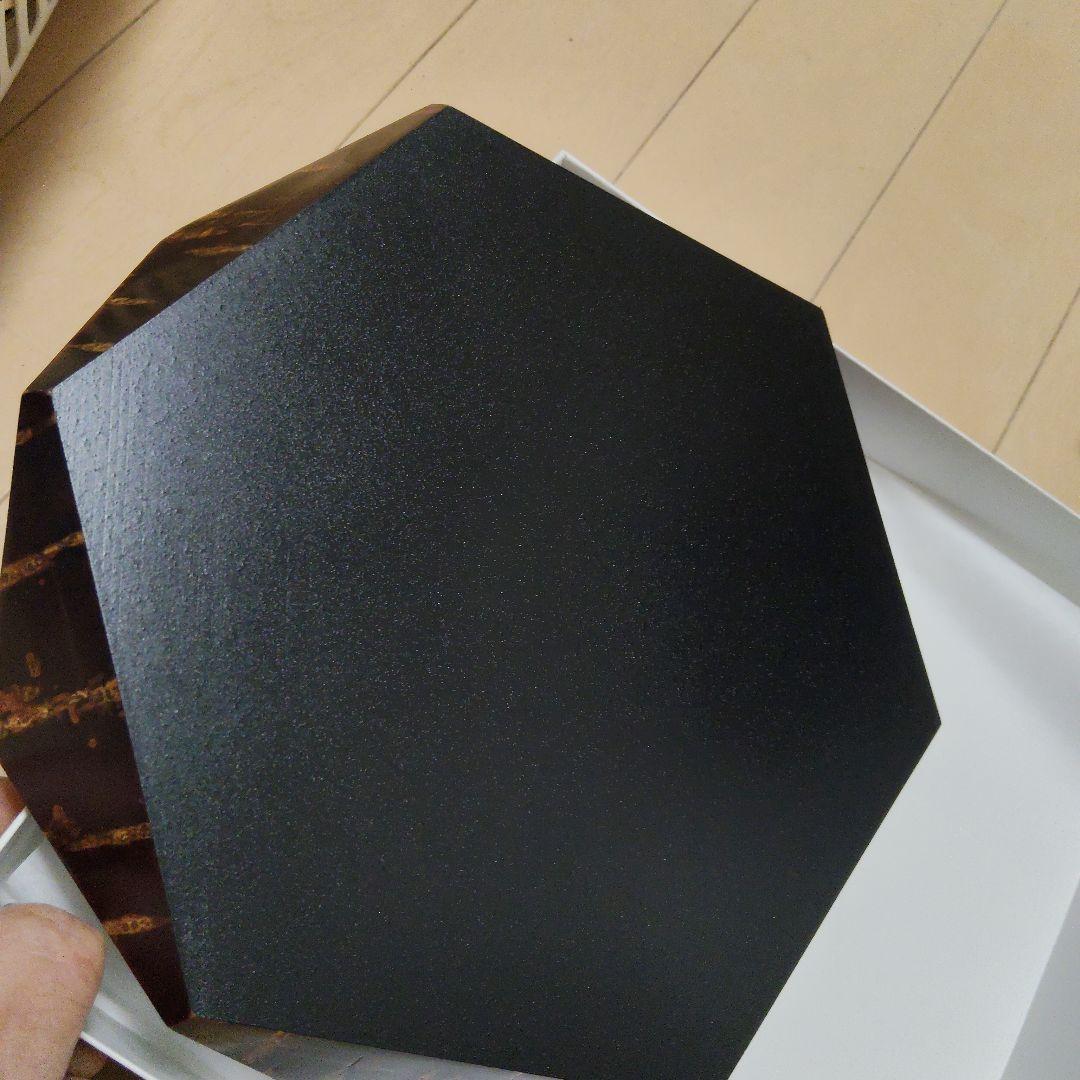 八角形 漆器トレイ 赤