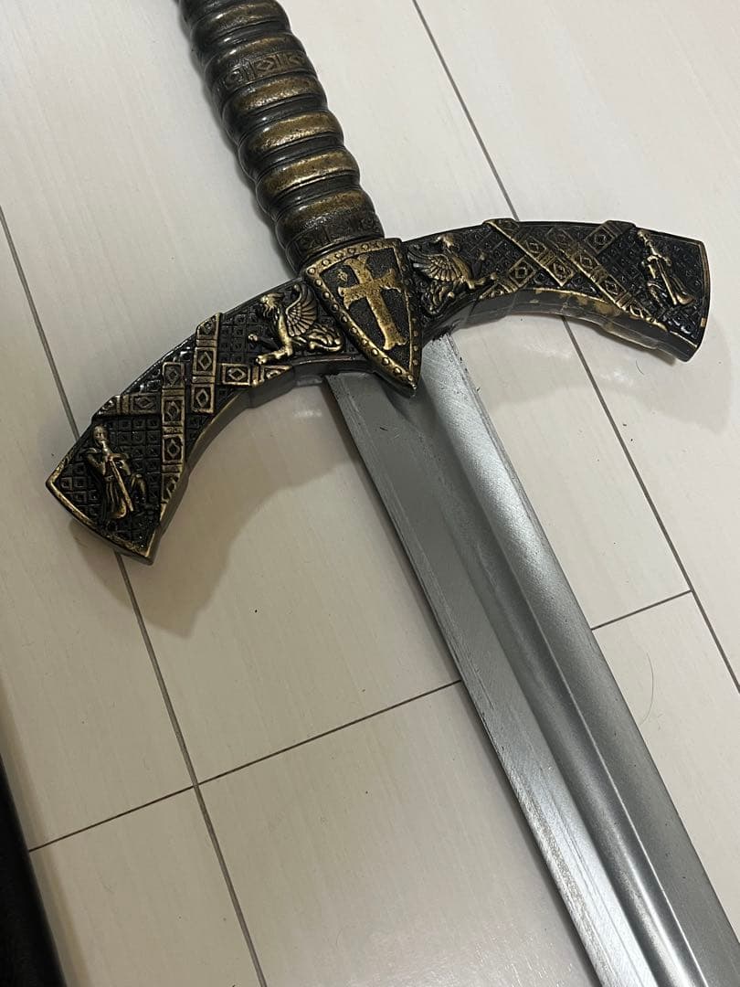 【模造刀　西洋剣】ナイトテンプラーソード　ステンレス鋼刃