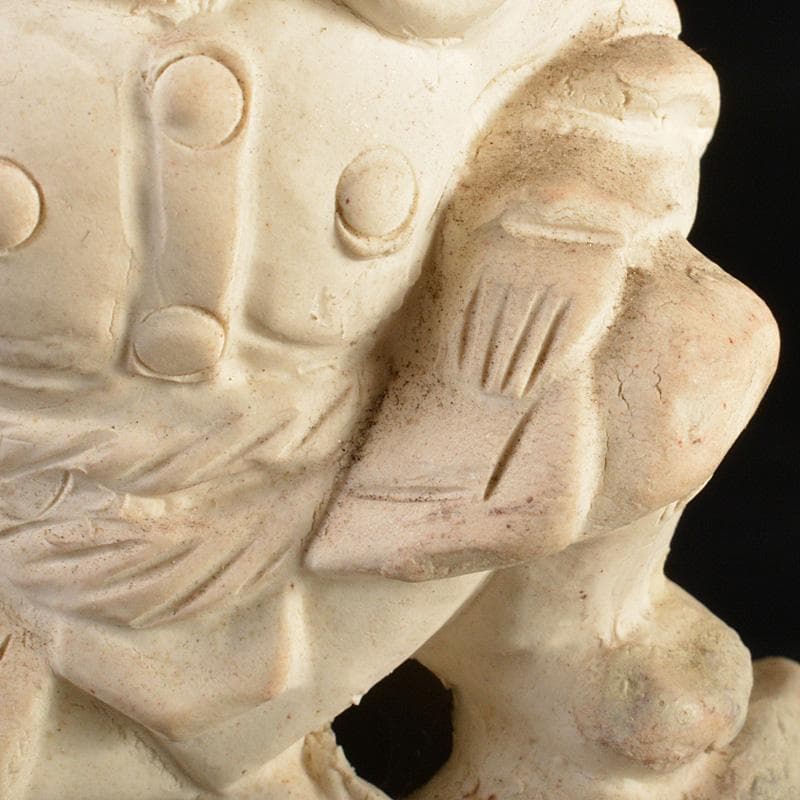 備前焼落雁窯古備前白備前猫置物MR7152