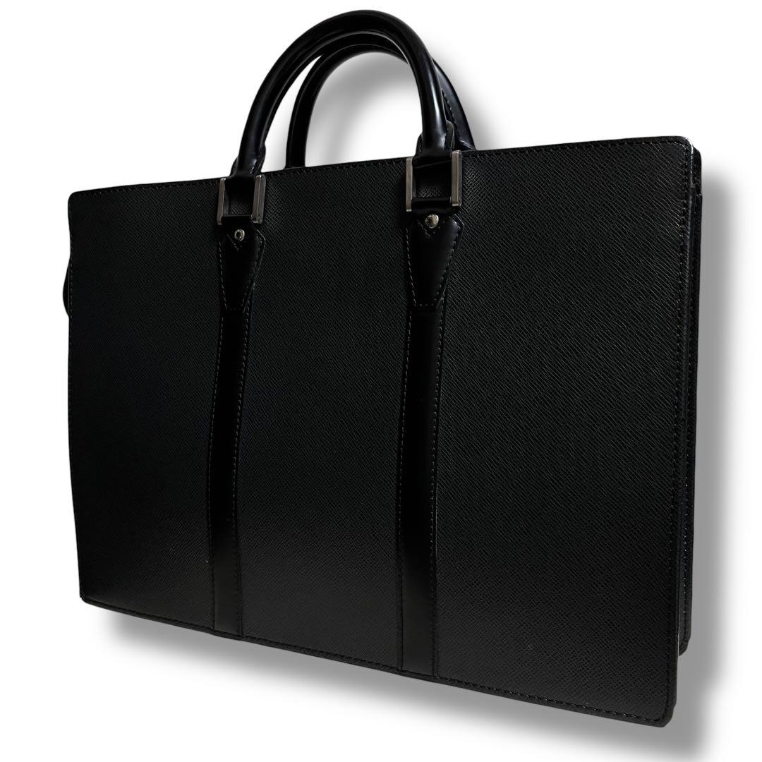 極美品 ルイヴィトン M30052 タイガ ポルトドキュマン ロザン ビジネス