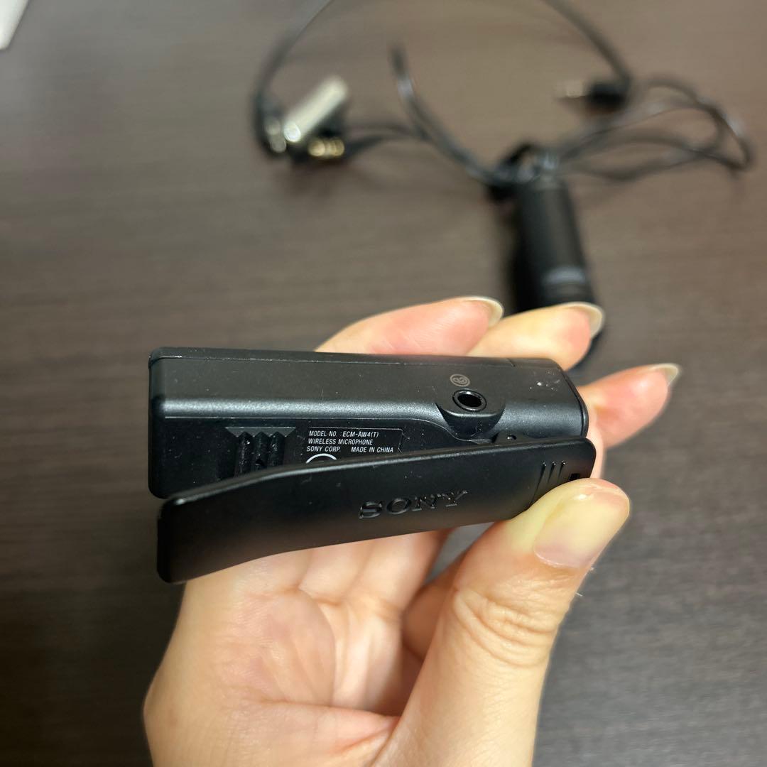 ソニー ワイヤレスマイクホン　ECM-AW4　ECM-CS3 中古