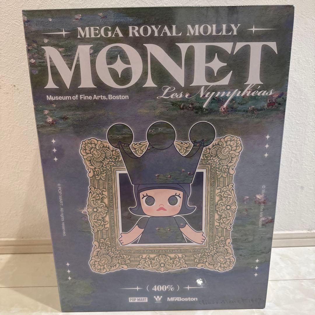 正規品  MOLLY 400% Monet-Les Nympheas 楽天市場】MEGA ROYAL MOLLY 400% Monet-Les Nympheas : POP MART