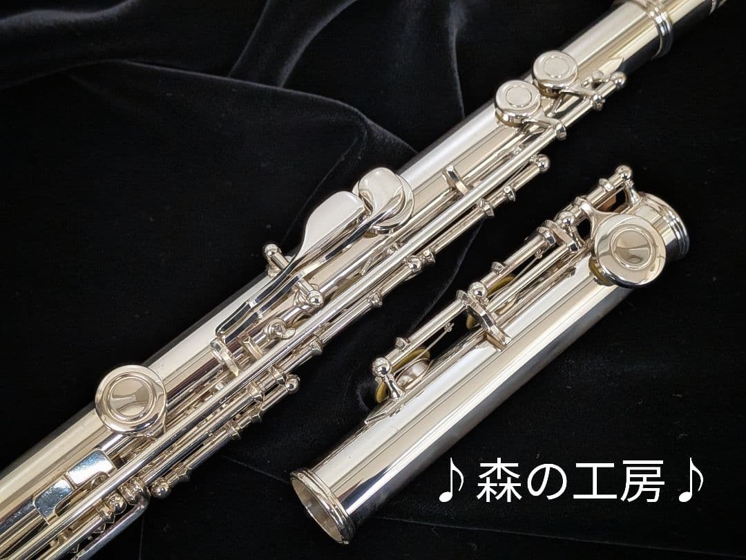 値下げ‼️中古フルート専門店‼️銀メッキ ヤマハフルートYFL211SⅡ Eメカ