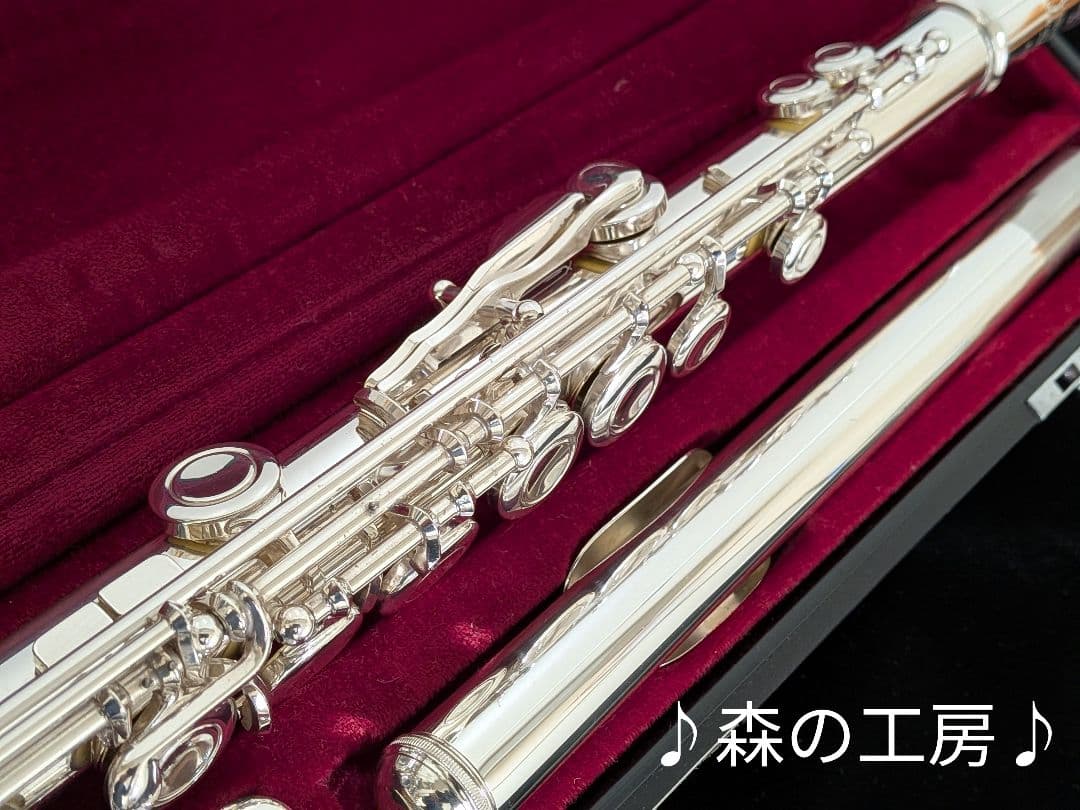 値下げ‼️中古フルート専門店‼️銀メッキ ヤマハフルートYFL211SⅡ Eメカ