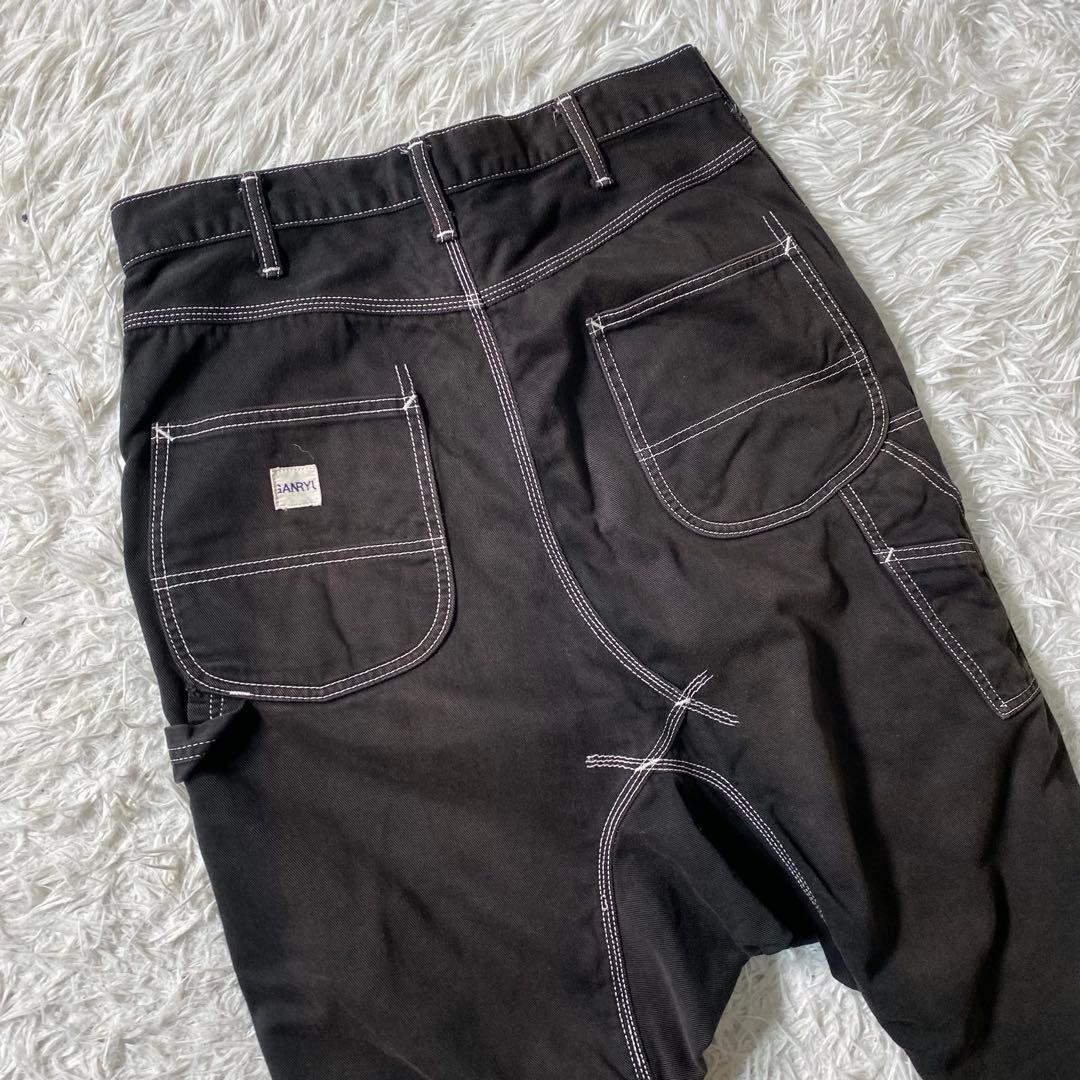 ガンリュウ サルエルパンツ 2015AW サルエル ペインター ワーク デニム