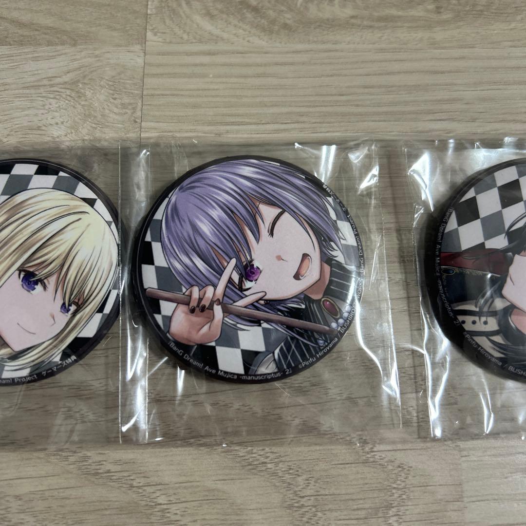 Ave Mujica コミック 1巻 2巻+ゲーマーズ限定 特典 缶バッジ 5個