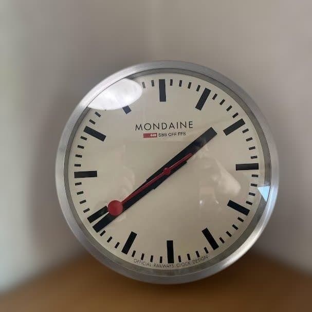 モンディーン MONDAINE 掛け時計 ウォールクロック 25cm