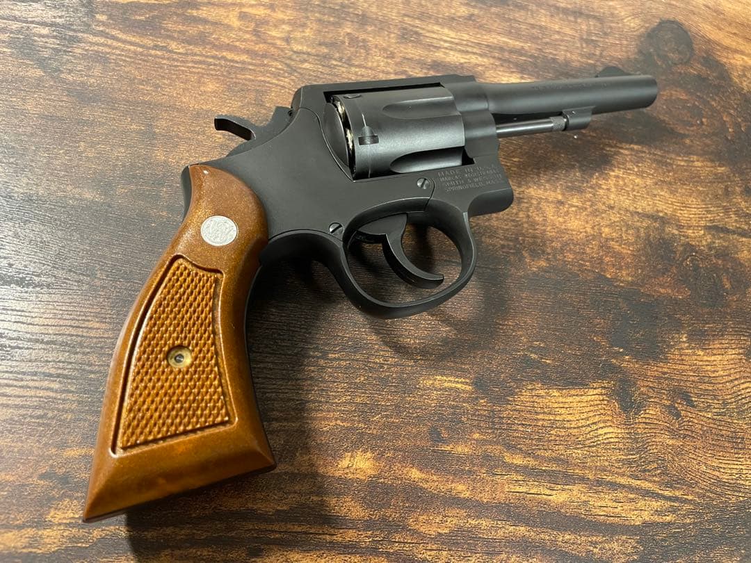 タナカ Smith & Wesson M10 4inch ブラック 箱付き