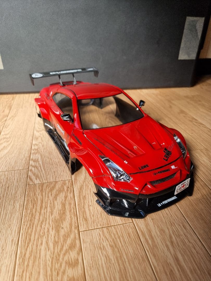 タミヤ TT02 シャーシ、GT-R R35 リバティウォークボディ - メルカリ