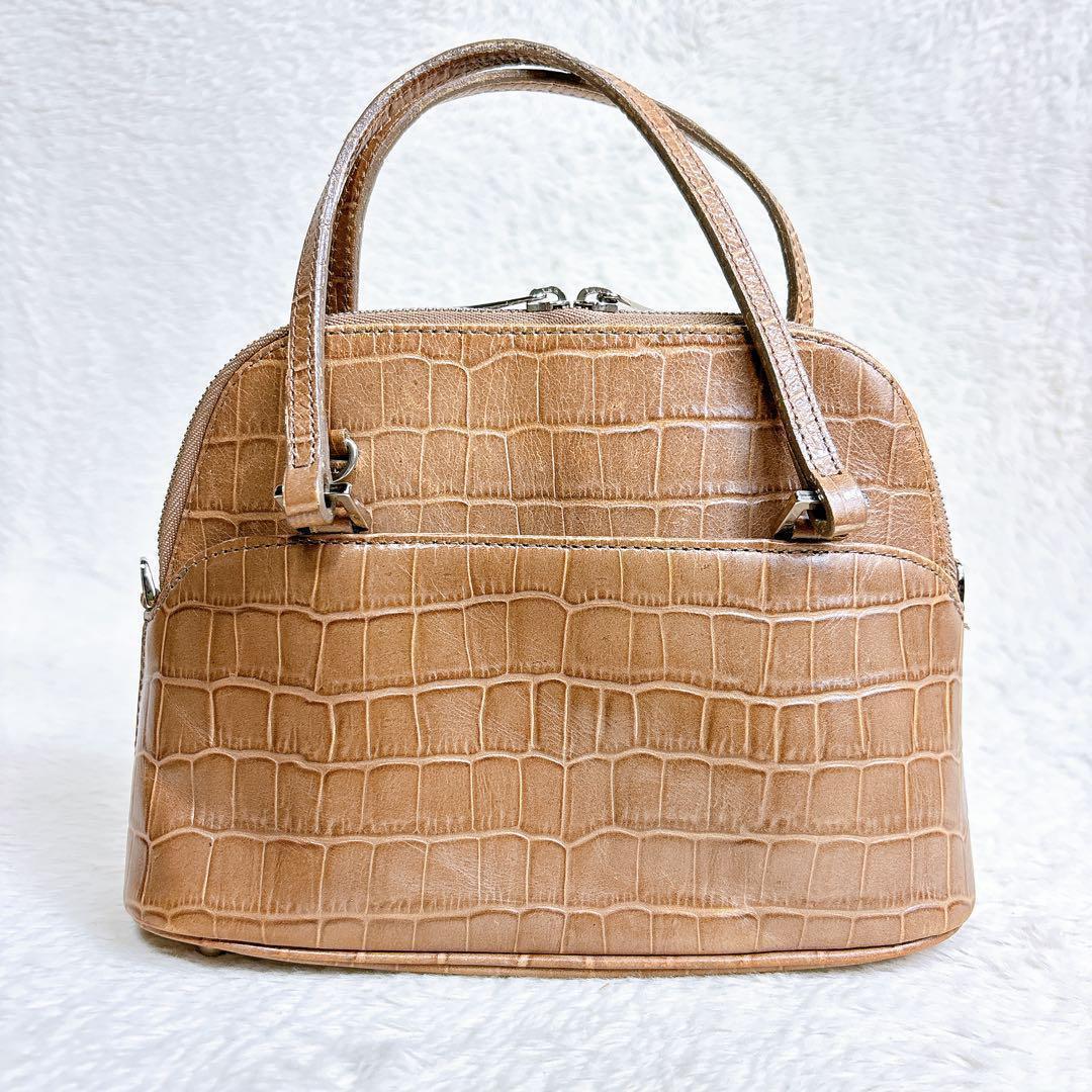 FOXEY マカロンバッグ 型押し everyday success bag