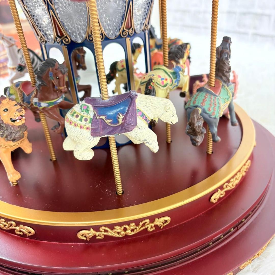 ミスタークリスマス メリーゴーランド 大型 Christmas オルゴール 回転