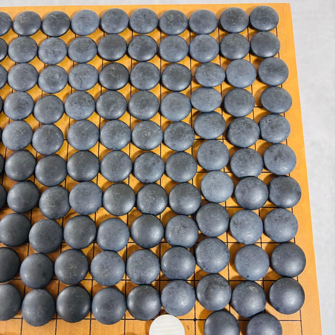 蛤碁石　31号　碁笥　白181個　黒182