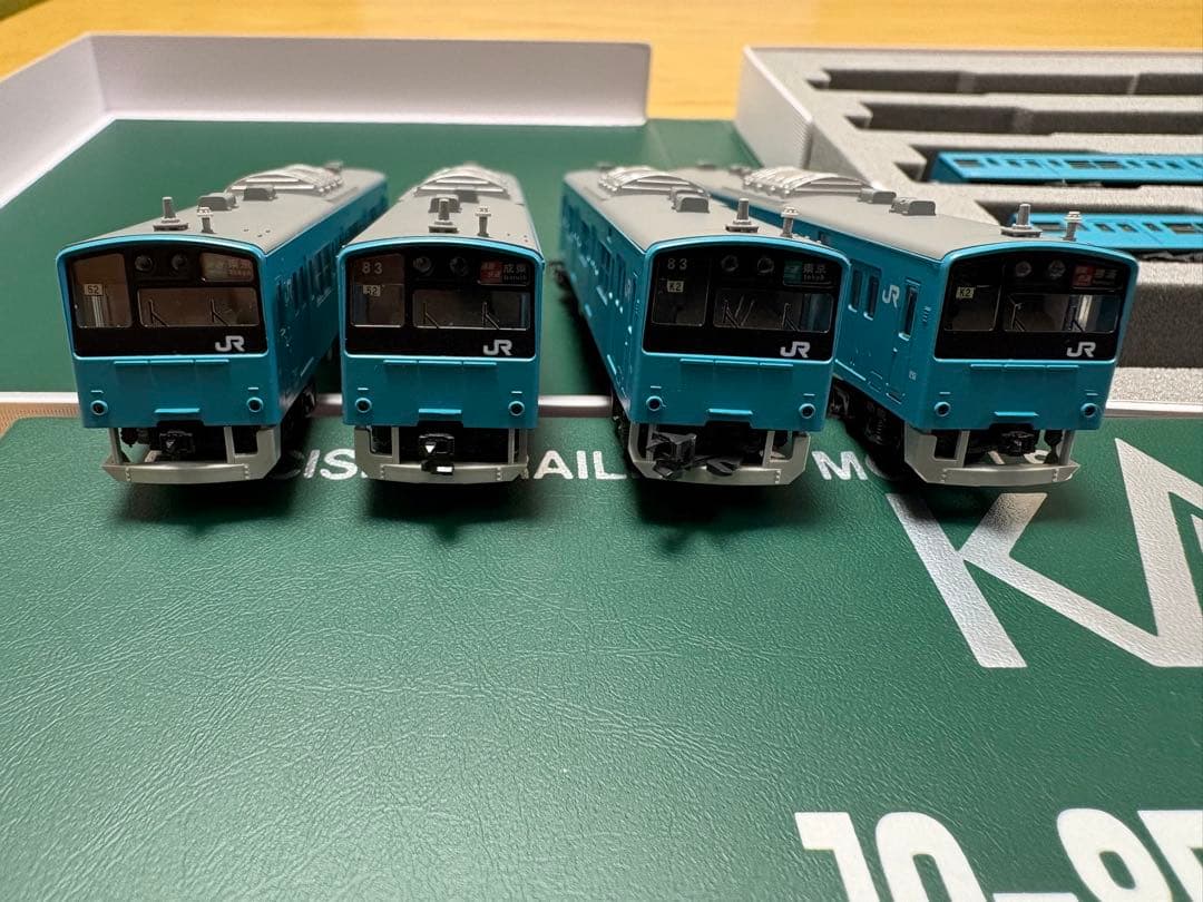 【美品】KATO 10-852 201系　京葉線色　シングルアームパンタ