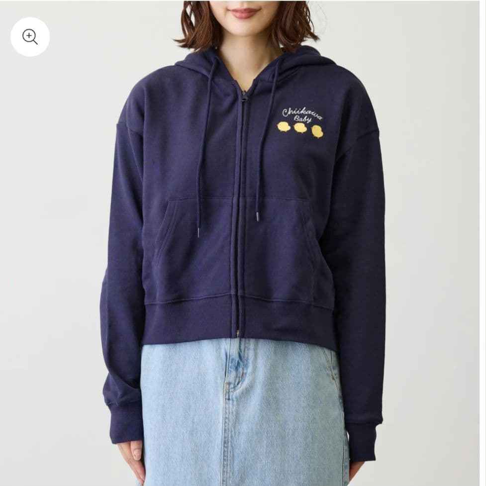 ちいかわ Chiikawa Baby ZIPパーカー おまる ネイビー Lサイズ - メルカリ