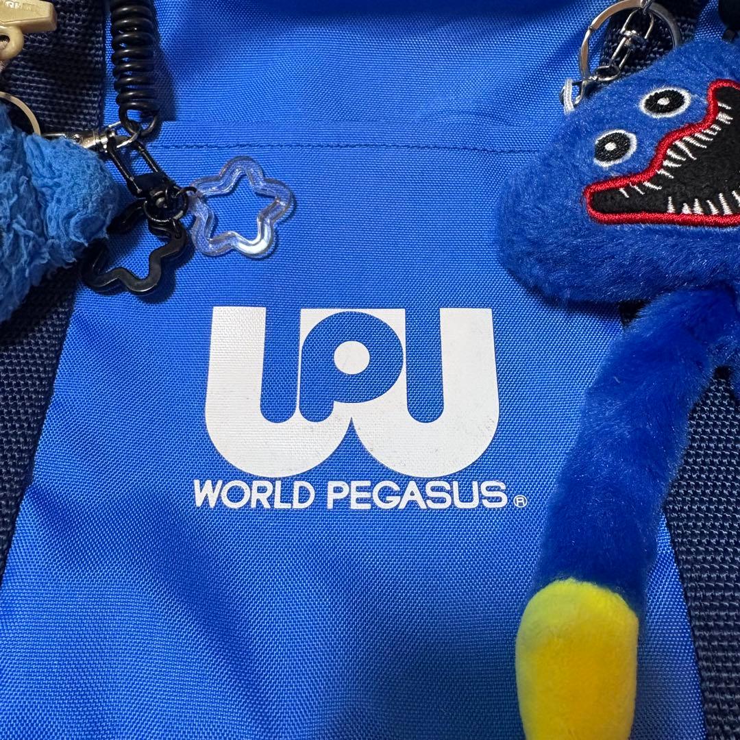 【キーホルダー付き】旧ワッぺ 青 スクバ ワールドペガサス