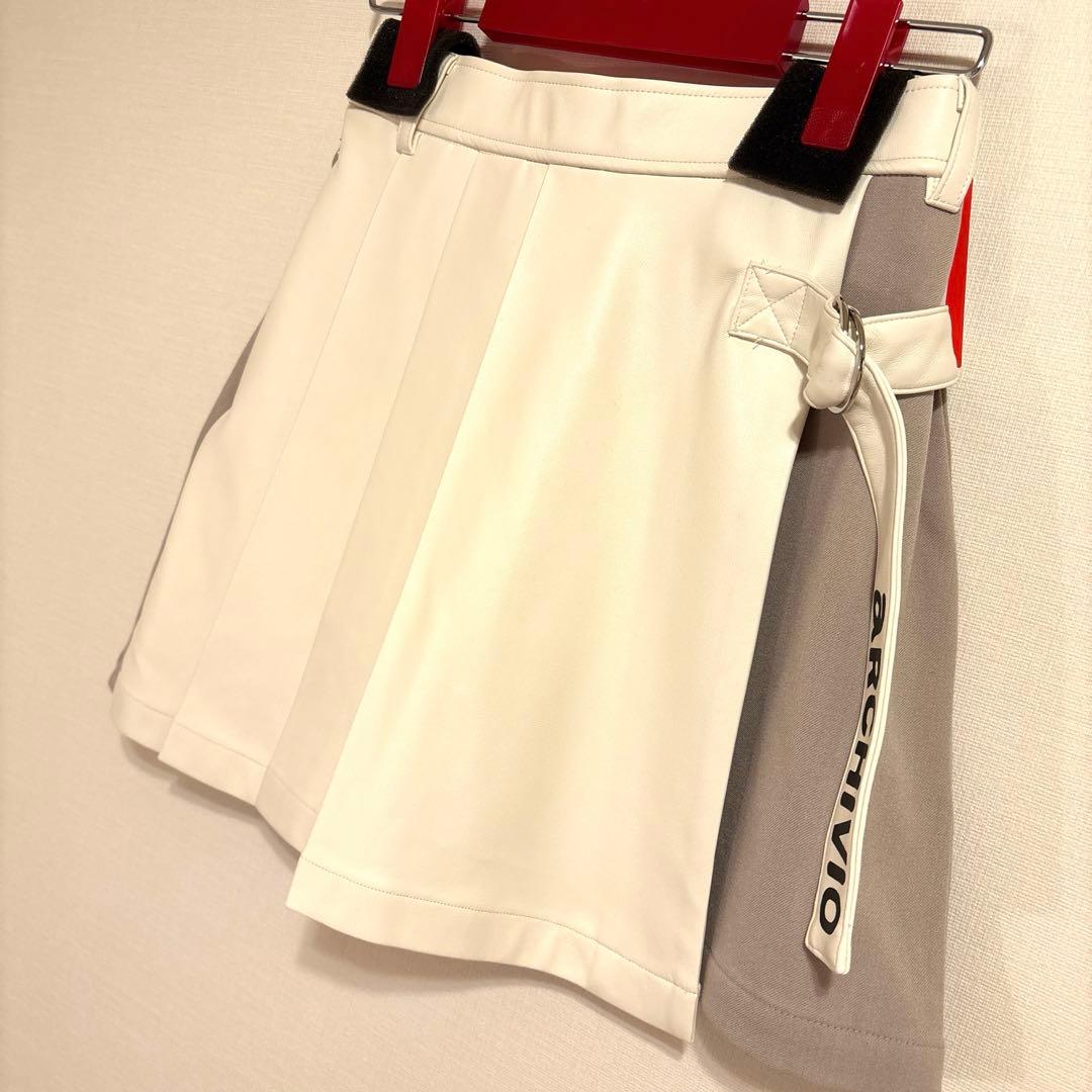 新品未使用アルチビオ 保温発熱スカート風ショートパンツ 36 白