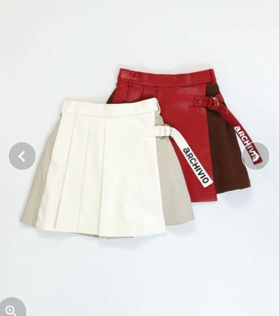 新品未使用アルチビオ 保温発熱スカート風ショートパンツ 36 白