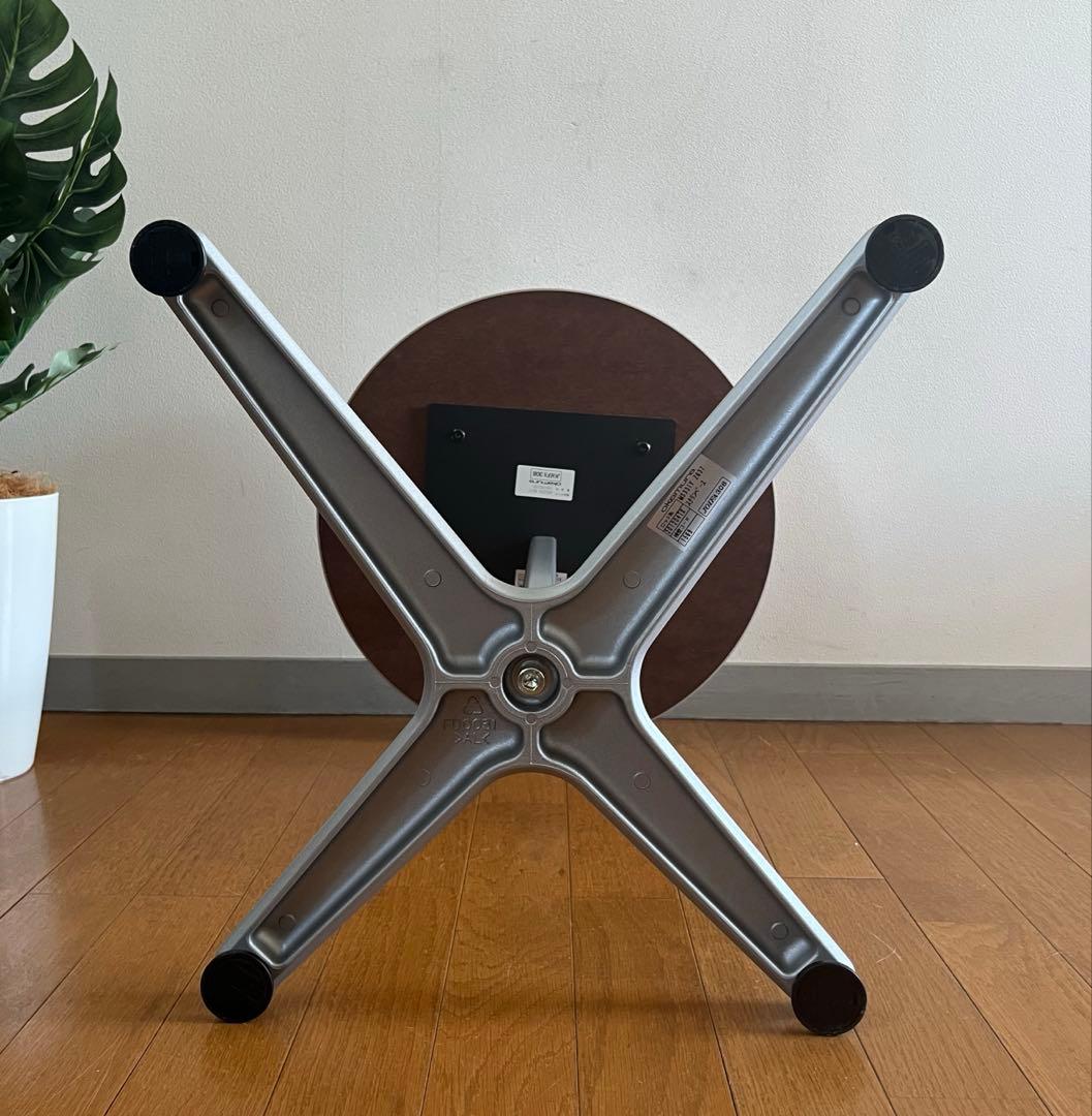 オカムラ Alt Cafeサイドテーブルシンプルモダン ミニデスク美品白