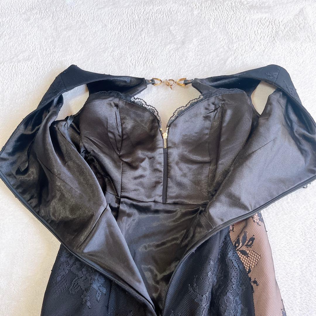 美品✨ロールブドフルール◇サイドスリット ロングドレス キャバ ラウンジ ナイト