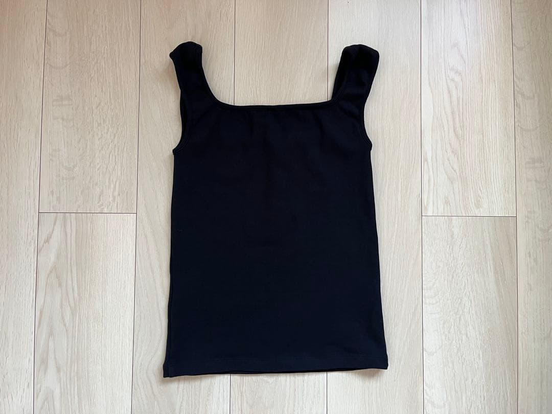 Ron Herman ベアリブタンクトップ ブラック　S