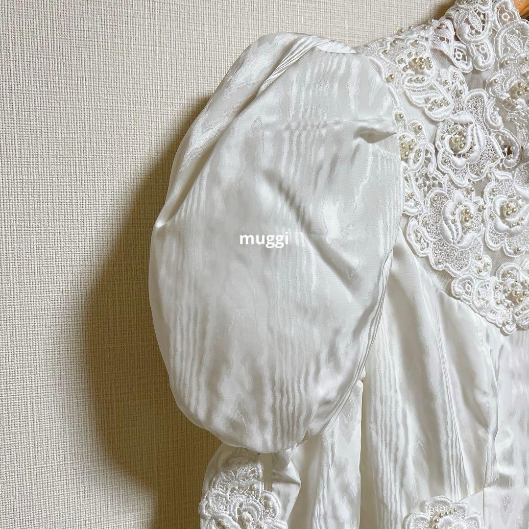 yumi katsura ユミカツラ ウェディングドレス パール パフスリーブ