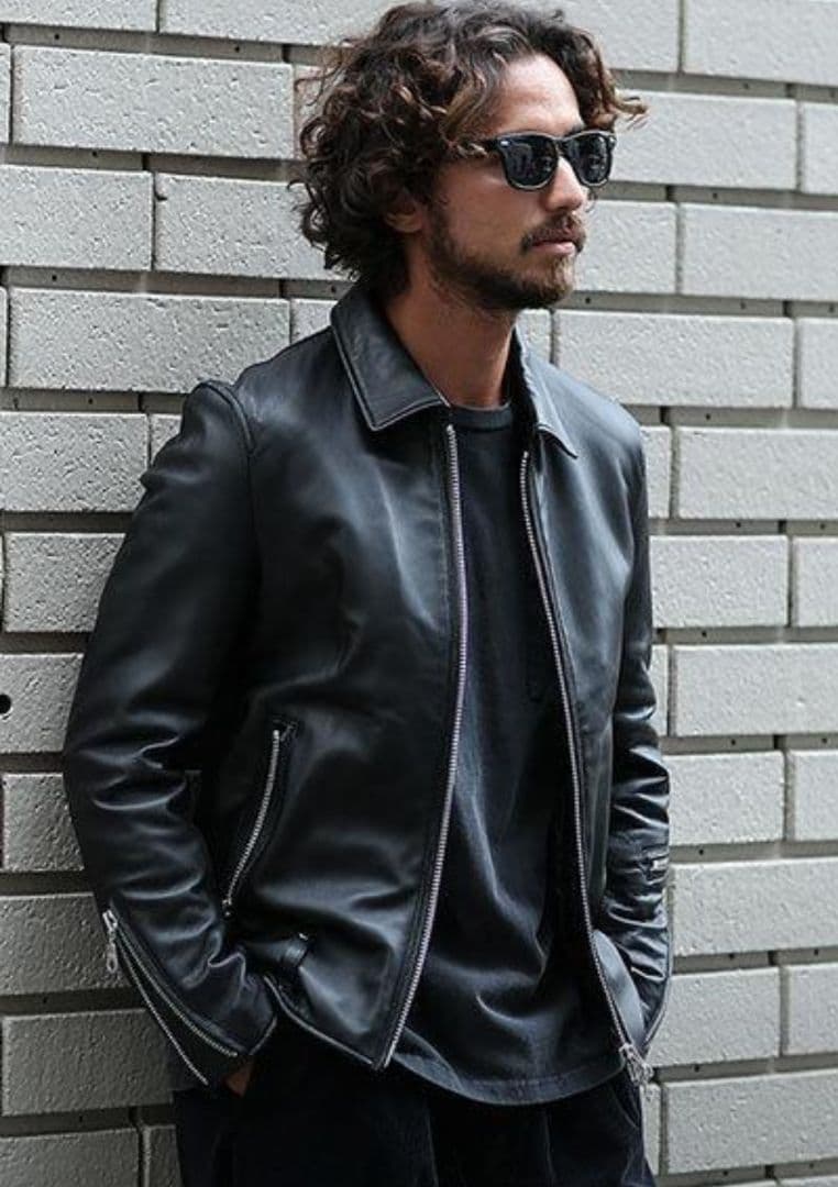 ナノ・ユニバース シープレザー シングルライダース nano universe